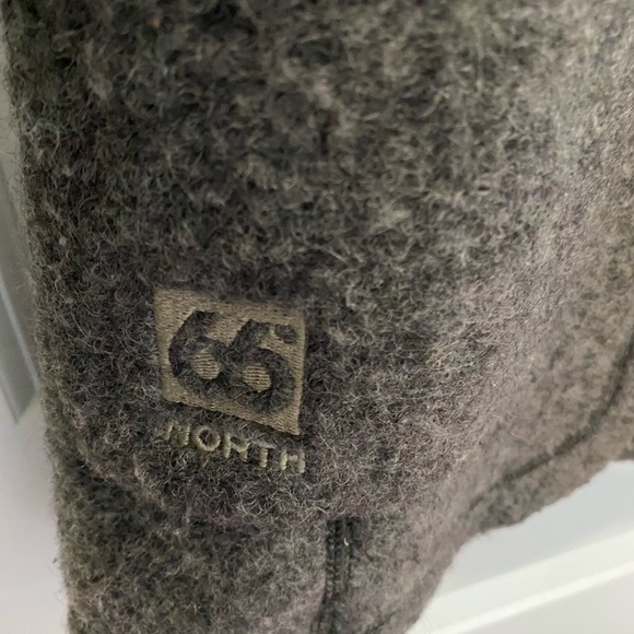 66 North Women's Gray Accent Icelandic Kandi Starneck Jacket Size S - Picture 4 of 11